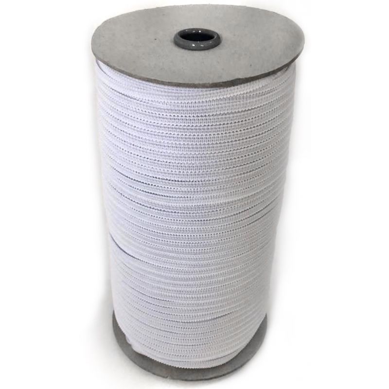 Elastico Gallone Piattina 250mt 4mm Bianco