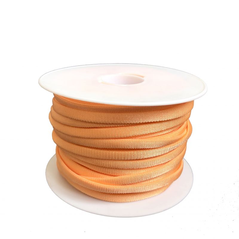Elastico Piattina Ideale per Mascherine 5mm Prezzo al Metro, Arancione