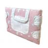 Borsa fasciatoio 110 %cotone 31x44cm rosa