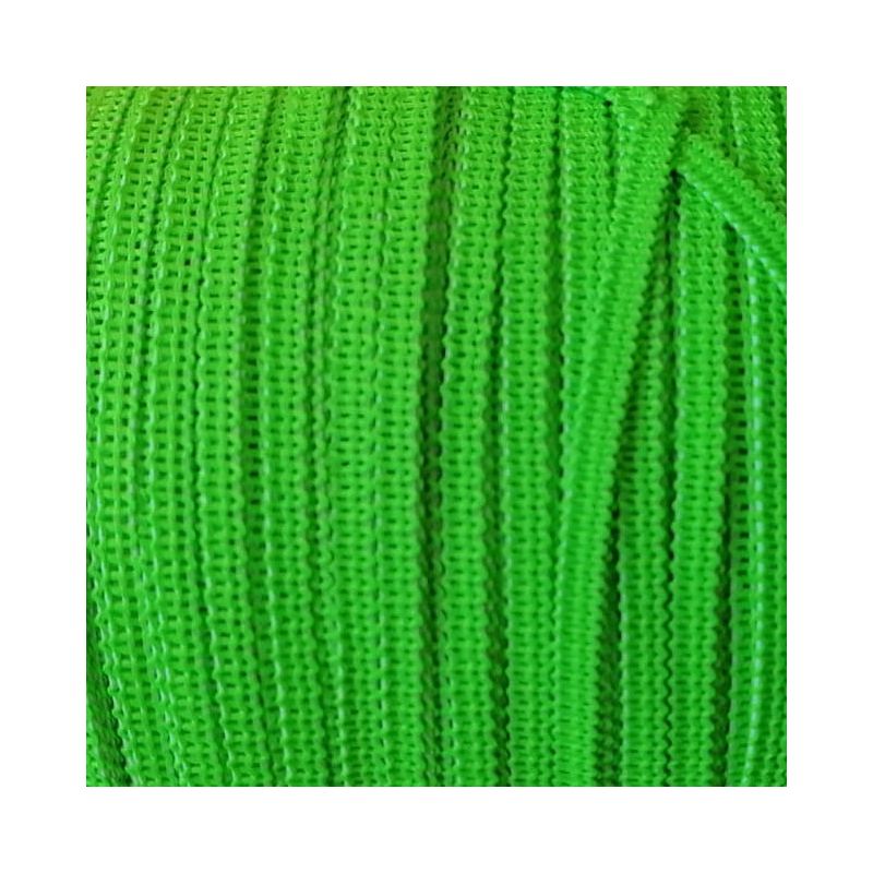 Elastico Piattina Ideale per Mascherine 4mm, Verde Fluo