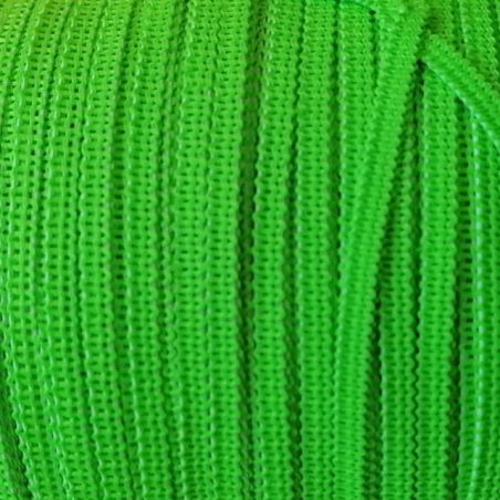 Elastico Piattina Ideale per Mascherine 4mm, Verde Fluo