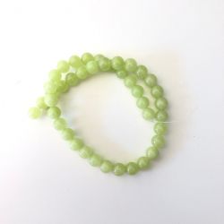 Filo di perle per braccialetti o collane Ø 8mm 41pz Verde mela