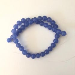 Filo di perle per braccialetti o collane Ø 8mm 41pz Lilla