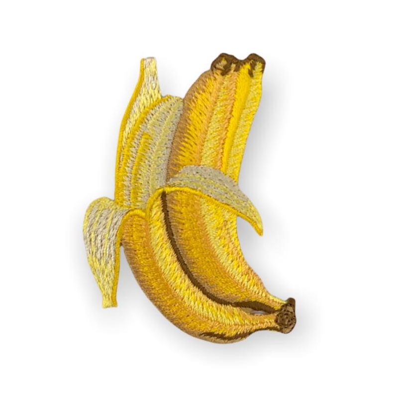 Applicazione termoadesiva frutta, 6x7cm/ca banane