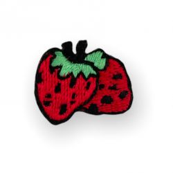 Applicazione termoadesiva frutta, 2x2,5cm/ca fragole