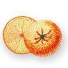 Applicazione termoadesiva frutta, 4x6,5cm/ca arance