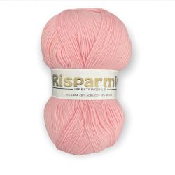 Filato lana Risparmio 250g- 500 mt Rosa Baby