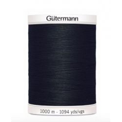 Cucitutto Filo Sintetico per Cucito Gutermann Colore Nero 1000 Metri