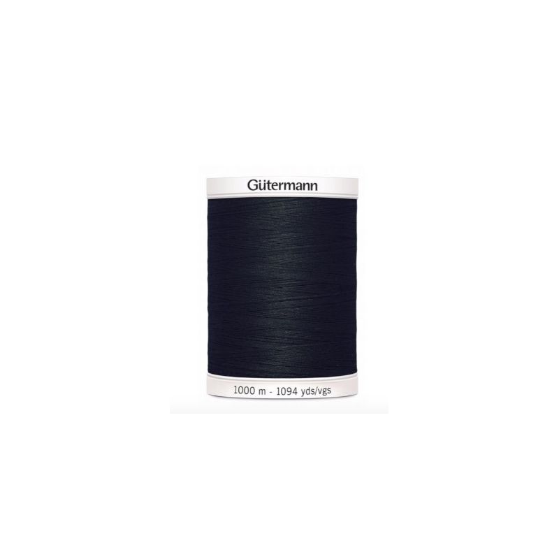 Cucitutto Filo Sintetico per Cucito Gutermann Colore Nero 1000 Metri