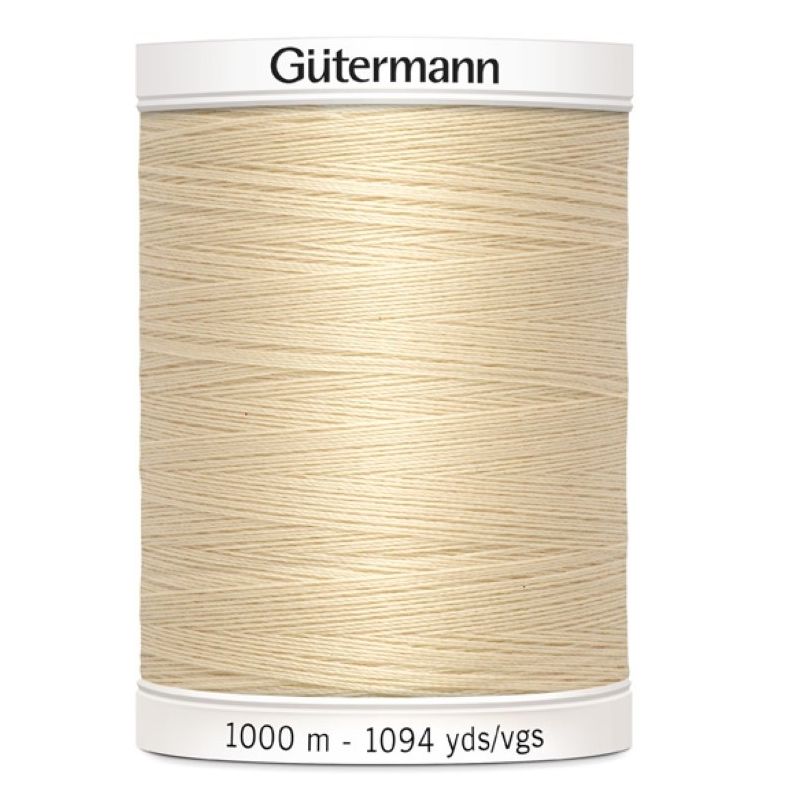 Cucitutto Filo Sintetico per Cucito Gutermann Colore Avorio 1000 Metri
