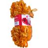 Filato Gomitolo ideale per Sciarpe e decorazioni " Petalo" 100gr-10mt, Colore Arancio°307