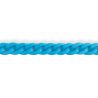 Catena per borsa in PVC al metraggio anello 22x12mm/ca, turchese
