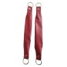 Coppia Manici per Borse In Vera Pelle Misura 39cm Colore Bordeaux