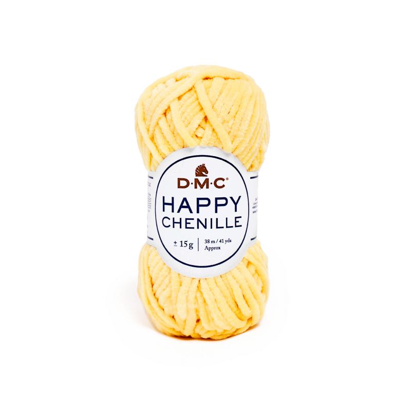 DMC HAPPY CHENILLE 25g 38Mt Col Giallo Chiaro