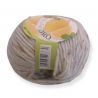 Gomitolo lana Cedro 50gr,bianco melange lamè argento n°012