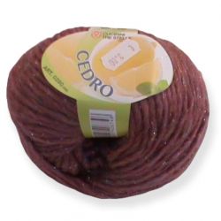 Gomitolo lana Cedro 50gr,magenta melange lamè argento n°430