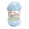 Gomitolo Fior di Cotone Lamè 50g Azzurro n°132L