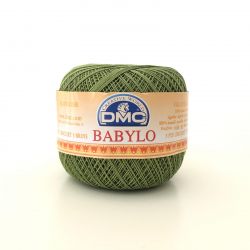 Gomitolo Babylo DMC 100%Cotone 50g Filo di Scozia n°20, Verde Foglia