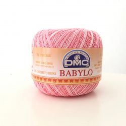 Gomitolo Babylo DMC 100%Cotone 50g Filo di Scozia n°20, Mix Rosa Baby