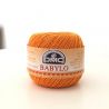 Gomitolo Babylo DMC 100%Cotone 50g Filo di Scozia n°20, Arancione Zucca