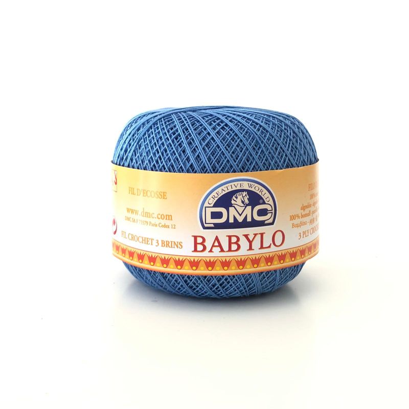 Gomitolo Babylo DMC 100%Cotone 50g Filo di Scozia n°20, Carta da Zucchero