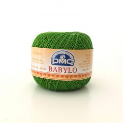 Gomitolo Babylo DMC 100%Cotone 50g Filo di Scozia n°20, Verde