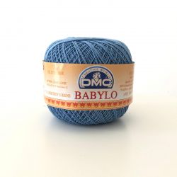 Gomitolo Babylo DMC 100%Cotone 50g Filo di Scozia n°10, Avio