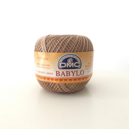 Gomitolo Babylo DMC 100%Cotone 50g Filo di Scozia n°10, Beige