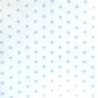 Tessuto 100% Cotone Piqué 150cm Prezzo al Metro Bianco cuori azzurri