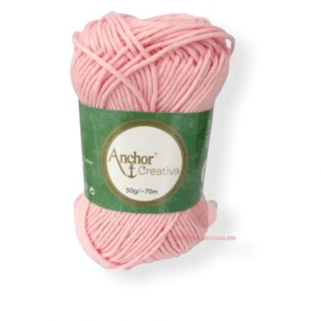 Gomitolo Anchor Creativa 50g Cotone Rosa Baby n°0048