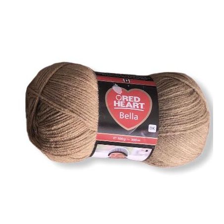 Gomitoli Lana Red Heart Bella 100g Nocciola n°823