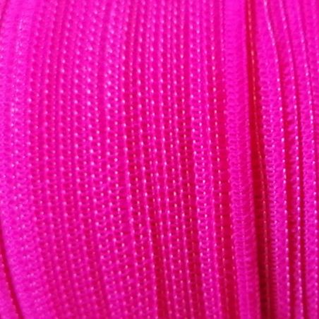 Rocca Elastico Piattina Ideale per Mascherine 4mm 150m, Fuxia Fluo