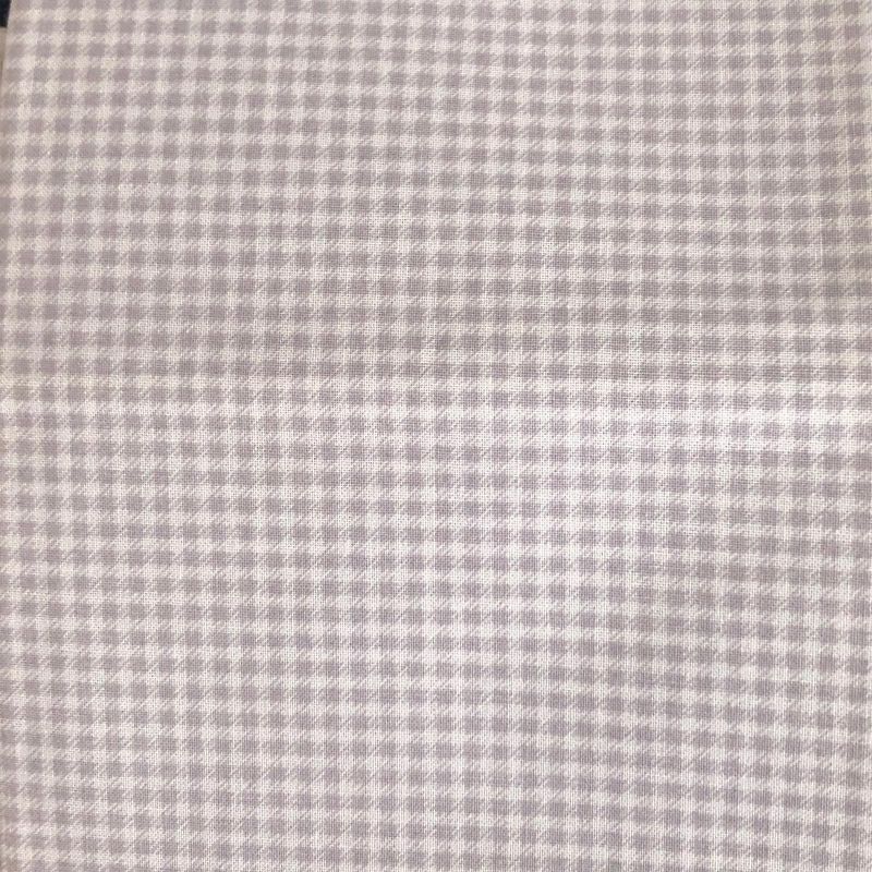 Fodera per Borse e Mascherine Delux Mini quadretto Grigio n°240
