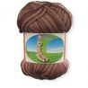 Gomitolo cotone Primavera Sfumato 50gr 100%cotone, marrone n°104