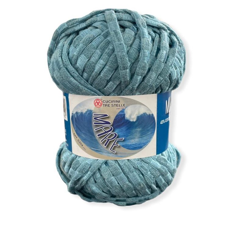 Gomitolo cotone Mare 100gr azzurro n°401