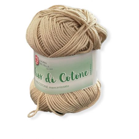 Gomitoli Fior di Cotone 50g beige n°025