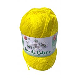 Gomitoli Fior di Cotone 50g Giallo Limone n°003