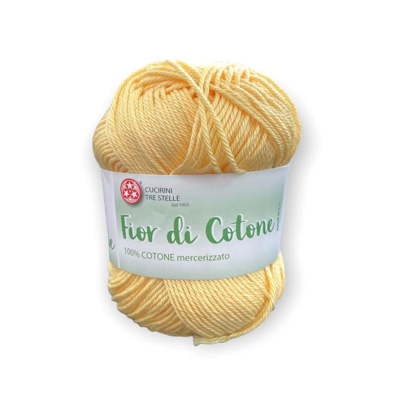 Gomitoli Fior di Cotone 50g giallo n°169