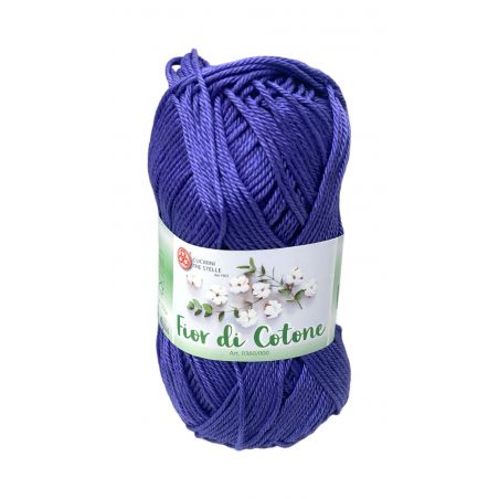 Gomitoli Fior di Cotone 50g Viola n°300