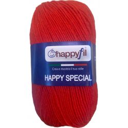 Filato HAPPY SPECIAL 60%lana - 40% acrilico Rosso COL N°095