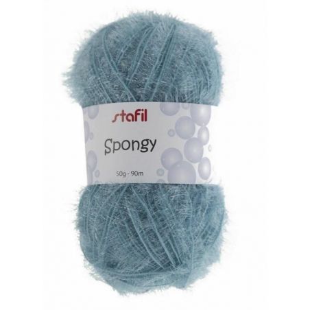 Gomitolo Filato Spugna Spongy Colore Azzurro n°11  Grammi 25