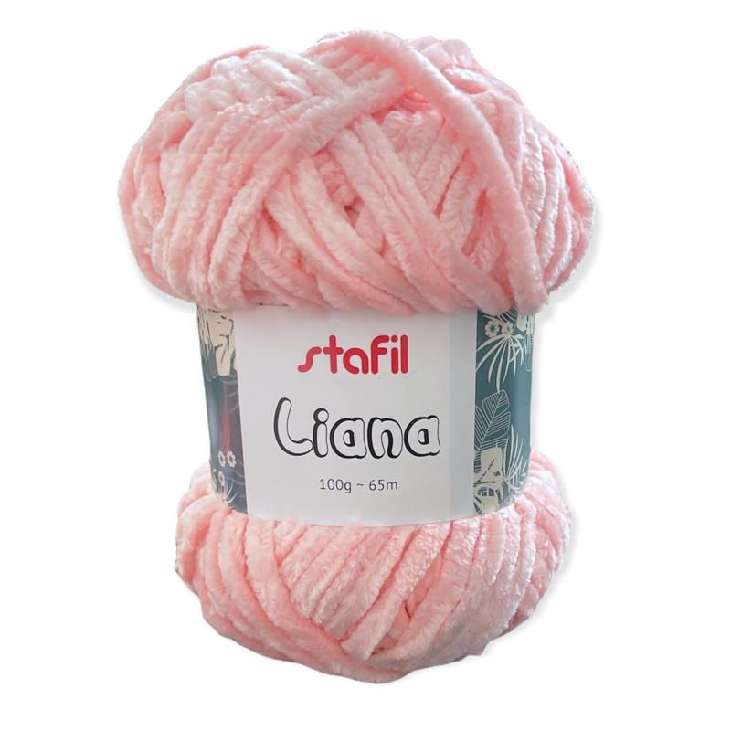 Gomitolo Lana Liana Effetto Ciniglia 100g rosa n°11