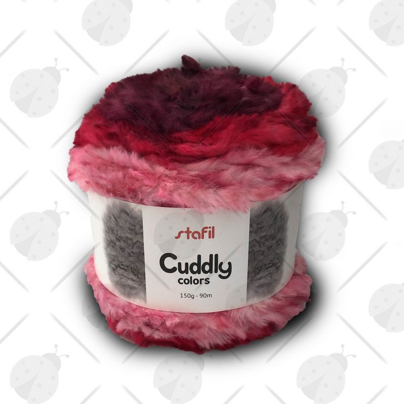 Gomitolo Lana Cuddly Colors 150g Mix Fuxia n°04