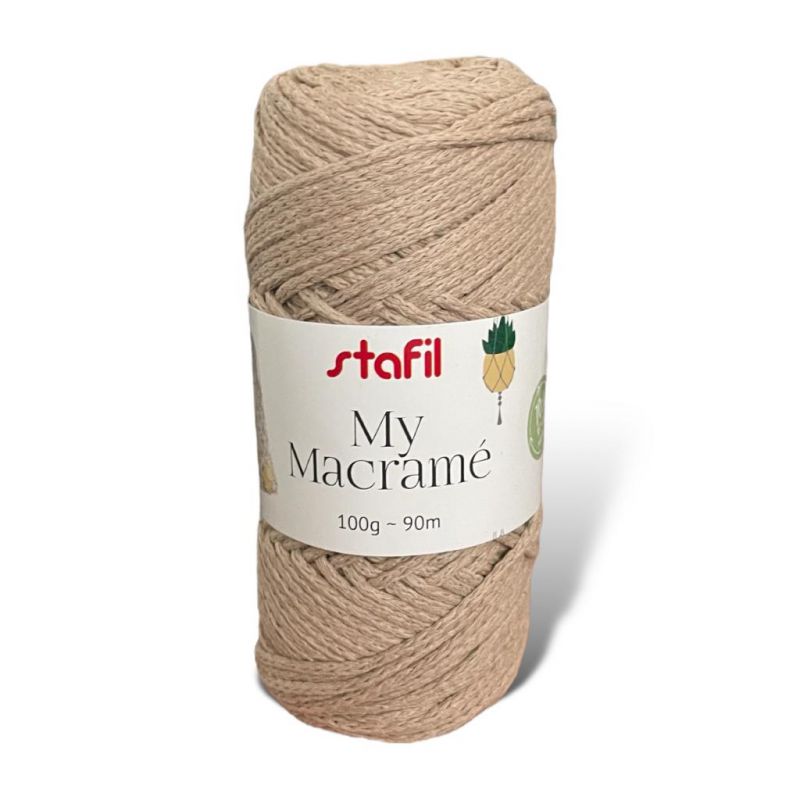 Cordone My Macramè mm2 Colore naturale 100gr-90 Mt