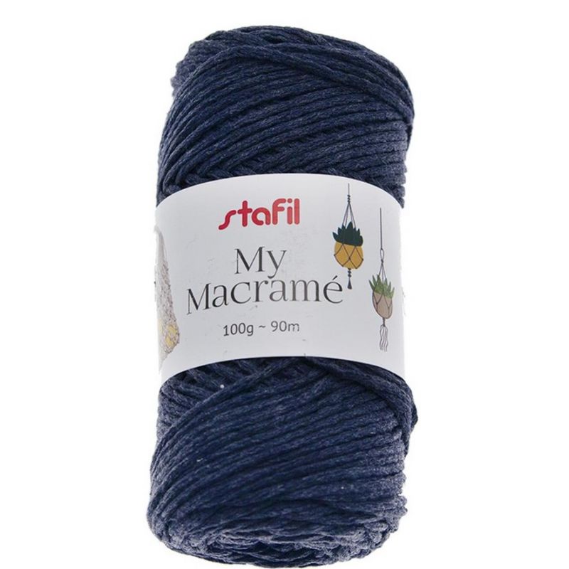 Cordone My Macramè mm2 Colore Blu 100gr-90 Mt
