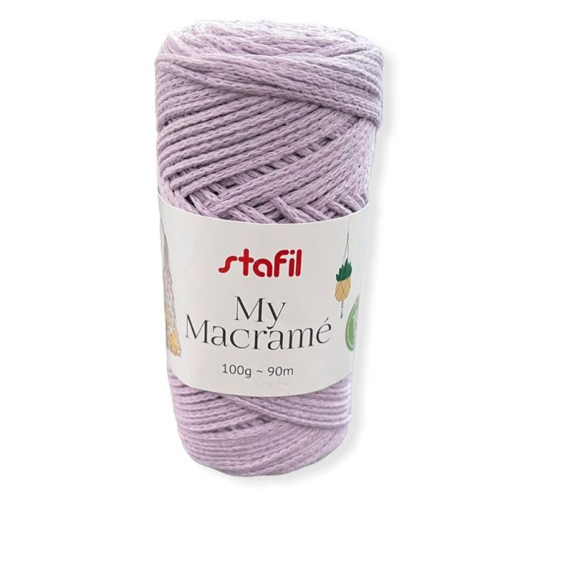 Cordone My Macramè mm2 Colore lilla 100gr-90 Mt