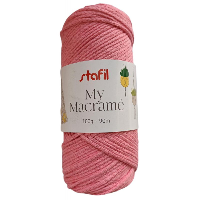 Cordone My Macramè mm2 Colore Rosa 100gr-90 Mt