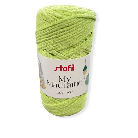 Cordone My Macramè mm2 Colore verde mela 100gr-90 Mt