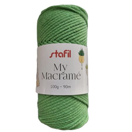 Cordone My Macramè mm2 Colore Verde 100gr-90 Mt