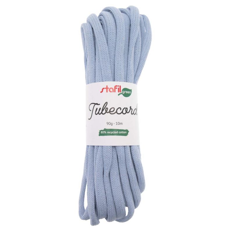 Tubecord Tubolare 6mm Modellabile g90 Metri 10 Ideale per creare scritte e Sagome- Colore Azzurro Baby